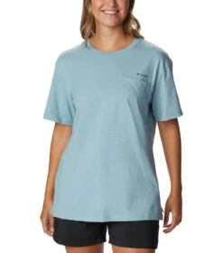 Columbia Break It Down Tee - Womens Stone Blue