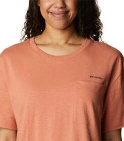 Columbia Break It Down Tee - Womens Paradox Pink -Columbia Sale Store 1691770565 2037401 851 4