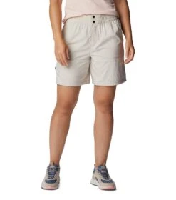 Columbia Coral Ridge Pull-On Hiking Short - Womens Dark Stone