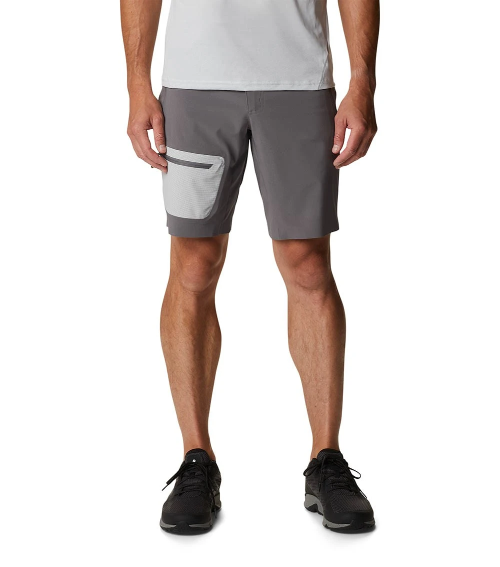 Columbia Titan Pass Technical Hiking Short - Mens City Grey 1 Columbia Titan Pass Technical Hiking Short - Mens City Grey