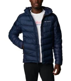Columbia Labyrinth Loop Omni-Heat Infinity Insulated Hooded Jacket - Mens Collegiate Navy