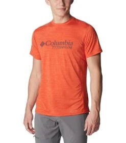 Columbia Titan Pass Graphic Tee - Mens Spicy / CSC Titanium Graphic
