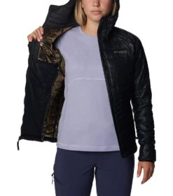Columbia Platinum Peak Hooded Insulated Jacket - Womens Black -Columbia Sale Store 1692121638 2008341 010 5