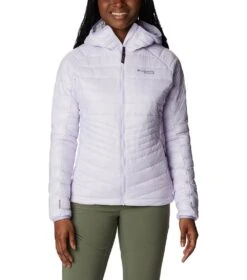 Columbia Platinum Peak Hooded Insulated Jacket - Womens Purple Tint