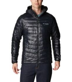 Columbia Platinum Peak Hooded Insulated Jacket - Mens Black
