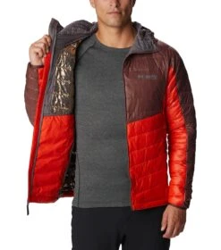 Columbia Platinum Peak Hooded Insulated Jacket - Mens Spicy / Light Raisin 16 Columbia Platinum Peak Hooded Insulated Jacket - Mens Spicy / Light Raisin -Columbia Sale Store 1692121655 2008611 839 7