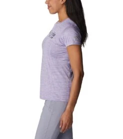 Columbia Titan Pass Graphic Tee - Womens Purple Tint / Titanium Graphic -Columbia Sale Store 1692185231 1991911 568 3