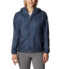Columbia Alpine Chill Windbreaker - Womens Nocturnal Campdot Print