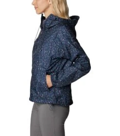 Columbia Alpine Chill Windbreaker - Womens Nocturnal Campdot Print -Columbia Sale Store 1692185236 1993271 467 3