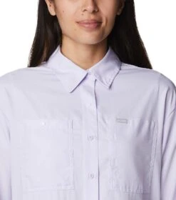 Columbia Silver Ridge Utility Long Sleeve Shirt - Womens Purple Tint -Columbia Sale Store 1692185245 2033341 568 4