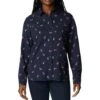 Columbia Silver Ridge Utility Patterned Long Sleeve Shirt - Womens Nocturnal / Baja Blitz