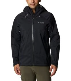Columbia Mazama Trail Shell Rain Jacket - Mens Black