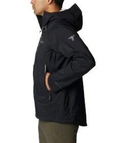 Columbia Mazama Trail Shell Rain Jacket - Mens Black -Columbia Sale Store 1692185251 2034451 010 3