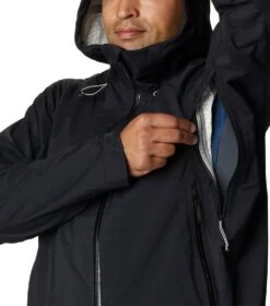 Columbia Mazama Trail Shell Rain Jacket - Mens Black -Columbia Sale Store 1692185253 2034451 010 6