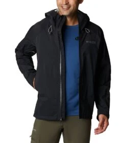 Columbia Mazama Trail Shell Rain Jacket - Mens Black -Columbia Sale Store 1692185254 2034451 010 8