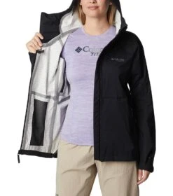 Columbia Mazama Trail Shell Rain Jacket - Womens Black 14 Columbia Mazama Trail Shell Rain Jacket - Womens Black -Columbia Sale Store 1692185280 2035001 010 5