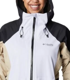 Columbia Mazama Trail Shell Rain Jacket - Womens Purple Tint / Black / Ancient Fossil -Columbia Sale Store 1692185285 2035001 569 4