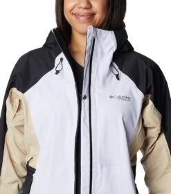 Columbia Mazama Trail Shell Rain Jacket - Womens Purple Tint / Black / Ancient Fossil -Columbia Sale Store 1692185287 2035001 569 7