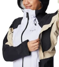 Columbia Mazama Trail Shell Rain Jacket - Womens Purple Tint / Black / Ancient Fossil -Columbia Sale Store 1692185288 2035001 569 8