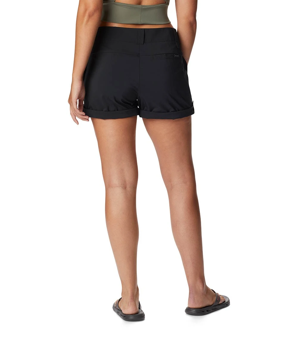 Columbia Silver Ridge Utility Shorts - Womens Black 2 Columbia Silver Ridge Utility Shorts - Womens Black - Image 2