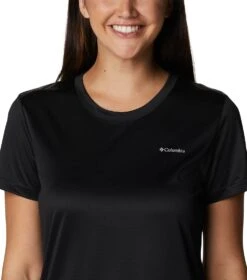 Columbia Hike Short Sleeve Crew Lightweight Shirt - Womens Black -Columbia Sale Store 1692194390 1991551 010 4