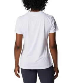 Columbia Hike Short Sleeve Crew Lightweight Shirt - Womens White -Columbia Sale Store 1692194392 1991551 100 2