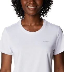 Columbia Hike Short Sleeve Crew Lightweight Shirt - Womens White -Columbia Sale Store 1692194393 1991551 100 4