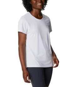 Columbia Hike Short Sleeve Crew Lightweight Shirt - Womens White -Columbia Sale Store 1692194393 1991551 100 5