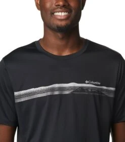 Columbia Hike Graphic SS Tee - Mens Black / Streamlined Graphic -Columbia Sale Store 1692200711 2036561 010 4