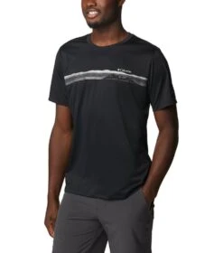 Columbia Hike Graphic SS Tee - Mens Black / Streamlined Graphic -Columbia Sale Store 1692200711 2036561 010 5
