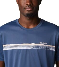 Columbia Hike Graphic SS Tee - Mens Dark Mountain / Streamlined Graphic -Columbia Sale Store 1692200716 2036561 478 4