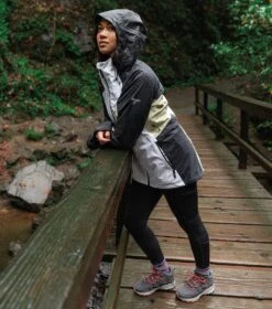 Columbia Mazama Trail Shell Rain Jacket - Womens Purple Tint / Black / Ancient Fossil -Columbia Sale Store 1692201534 2035001 569 14