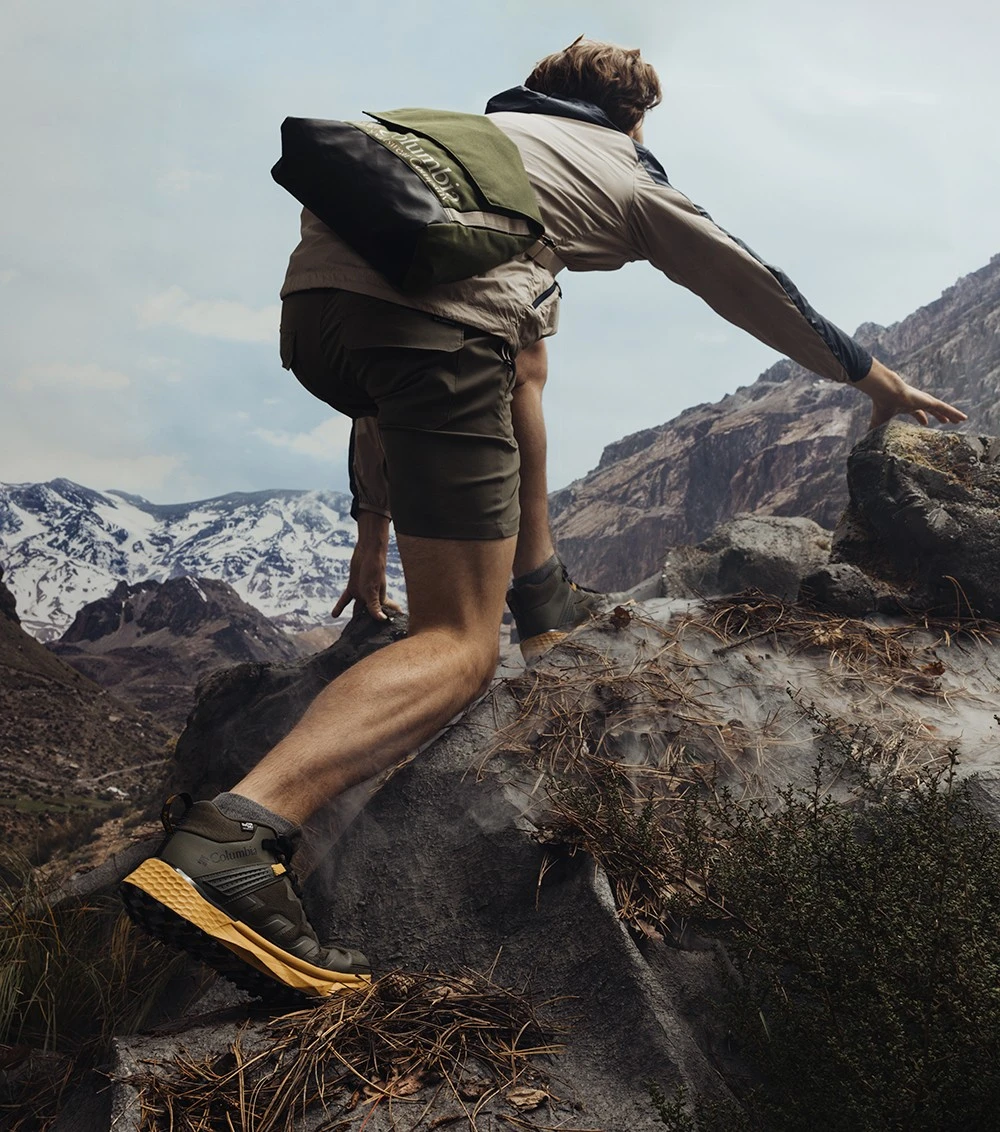 Columbia Facet 75 Mid Outdry Hiking Shoes - Mens Nori / Golden Yellow 14 Columbia Facet 75 Mid Outdry Hiking Shoes - Mens Nori / Golden Yellow - Image 14