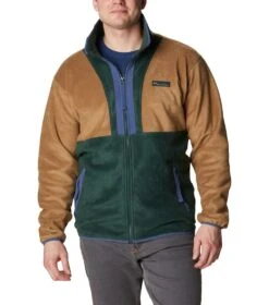 Columbia Back Bowl Full Zip Fleece Jacket - Mens Delta / Spruce / Dark Mountain