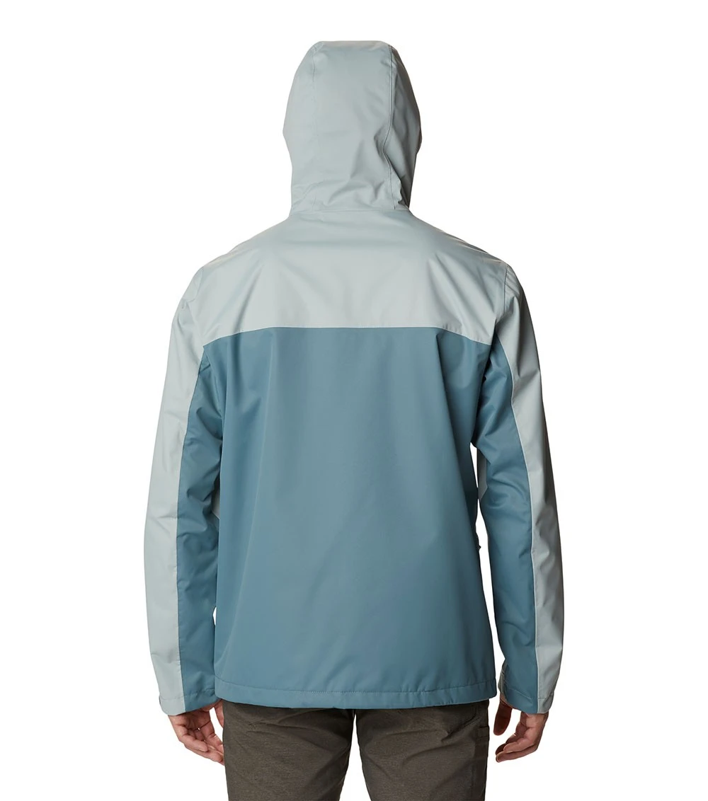 Columbia Hikebound Rain Jacket - Mens Niagara / Metal 2 Columbia Hikebound Rain Jacket - Mens Niagara / Metal - Image 2