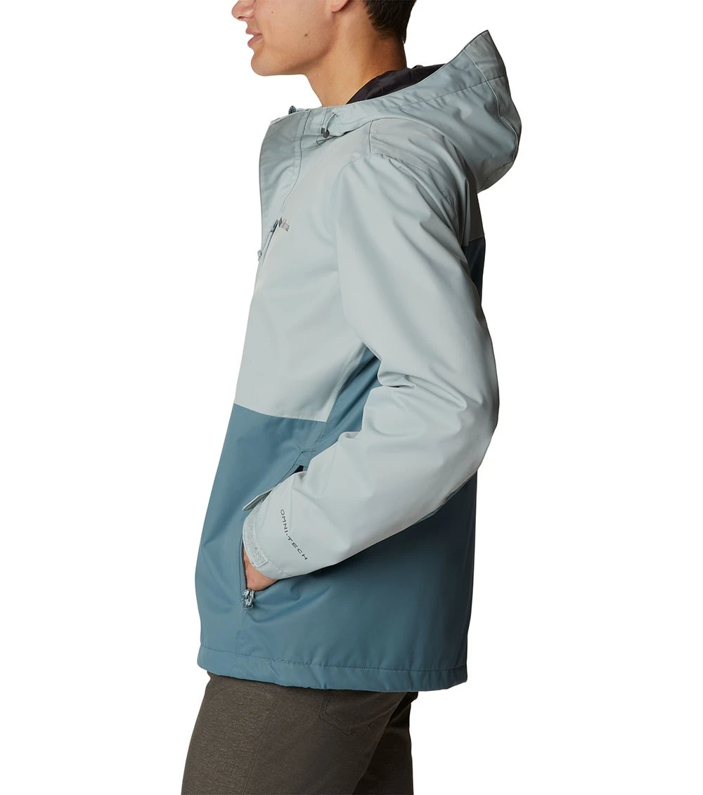 Columbia Hikebound Rain Jacket - Mens Niagara / Metal 3 Columbia Hikebound Rain Jacket - Mens Niagara / Metal - Image 3