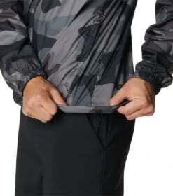 Columbia Flash Challenger Novelty Windbreaker - Mens Black Mod Camo Print -Columbia Sale Store 1693072048 1988711 010 6