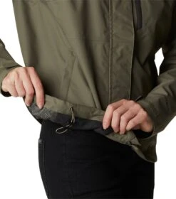 Columbia Hikebound Rain Jacket - Womens Stone Green -Columbia Sale Store 1693072052 1989251 397 6