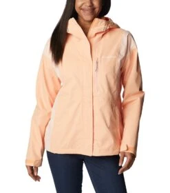 Columbia Hikebound Rain Jacket - Womens Peach / Peach Blossom