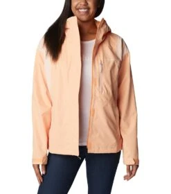 Columbia Hikebound Rain Jacket - Womens Peach / Peach Blossom -Columbia Sale Store 1693072057 1989251 812 7