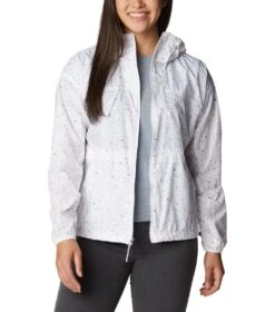 Columbia Alpine Chill Windbreaker - Womens White Campdot Print -Columbia Sale Store 1693072081 1993271 102 7