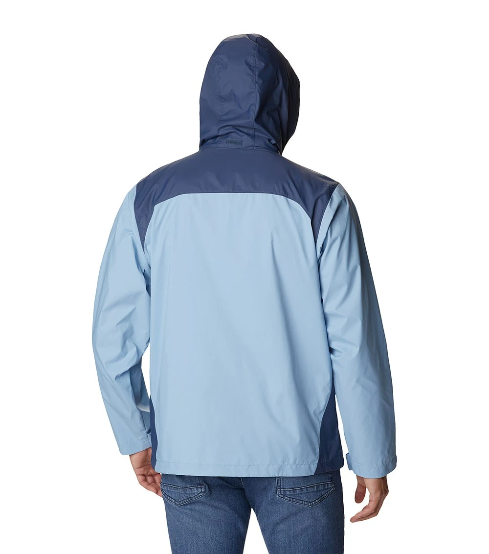 Columbia Glennaker Lake Rain Jacket - Mens Jet Stream / Dark Mountain 2 Columbia Glennaker Lake Rain Jacket - Mens Jet Stream / Dark Mountain - Image 2