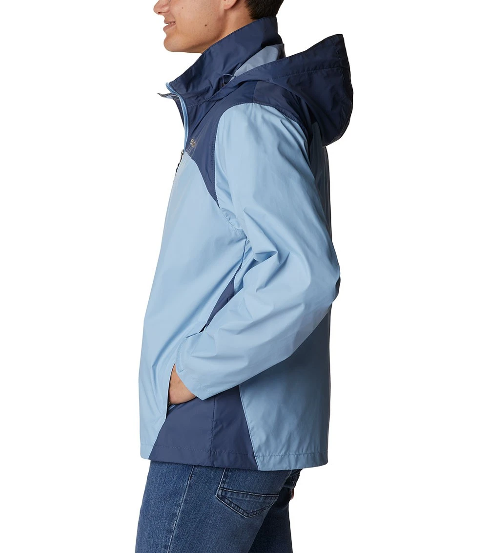 Columbia Glennaker Lake Rain Jacket - Mens Jet Stream / Dark Mountain 3 Columbia Glennaker Lake Rain Jacket - Mens Jet Stream / Dark Mountain - Image 3