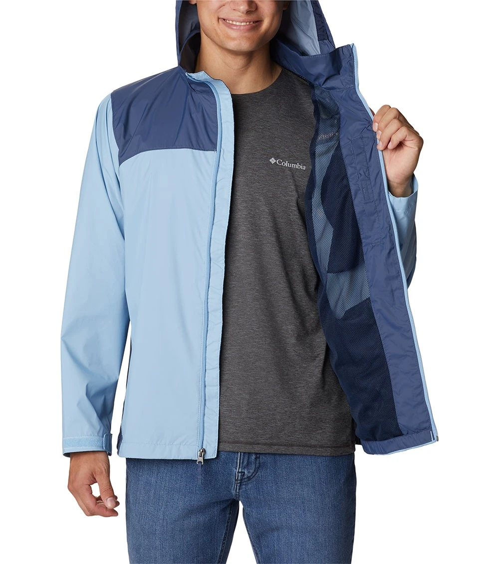 Columbia Glennaker Lake Rain Jacket - Mens Jet Stream / Dark Mountain 5 Columbia Glennaker Lake Rain Jacket - Mens Jet Stream / Dark Mountain - Image 5