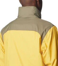 Columbia Glennaker Lake Rain Jacket - Mens Golden Nugget / Stone Green -Columbia Sale Store 1693072105 RM2015 742 6