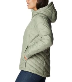 Columbia Heavenly Insulated Hooded Jacket - Womens Safari -Columbia Sale Store 1693072108 WL0010 348 3