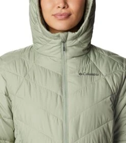 Columbia Heavenly Insulated Hooded Jacket - Womens Safari -Columbia Sale Store 1693072108 WL0010 348 4