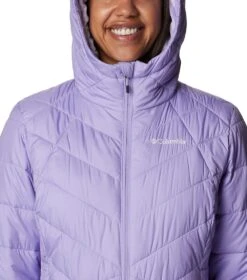 Columbia Heavenly Insulated Hooded Jacket - Womens Frosted Purple -Columbia Sale Store 1693072113 WL0010 535 4
