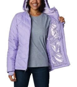 Columbia Heavenly Insulated Hooded Jacket - Womens Frosted Purple -Columbia Sale Store 1693072114 WL0010 535 5