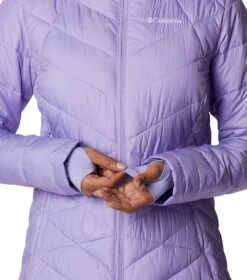 Columbia Heavenly Insulated Hooded Jacket - Womens Frosted Purple -Columbia Sale Store 1693072115 WL0010 535 7